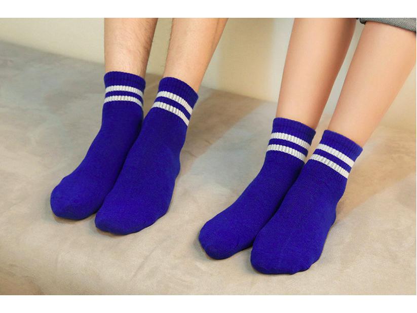 Striped Black & White Mid-Calf Cotton Socks: Double-Bar Design for Men & Women, Perfect for Preppy School Uniforms
Striped Black & White Mid-Calf Cotton Socks: Double-Bar Design for Men & Women, Perfect for Preppy School Uniforms