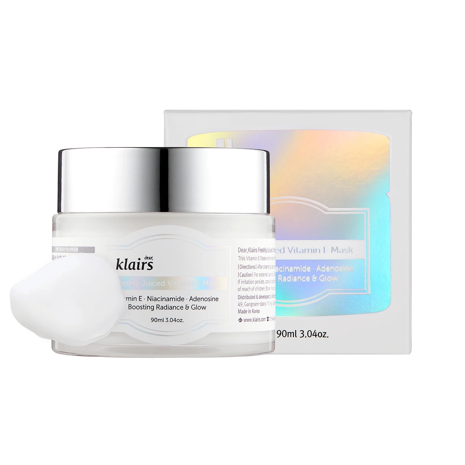 Dear, Klairs Freshly Juiced Vitamin E Mask 90g Daily Moisturizer, Boost The Effect Vitamin C, Niacinamide, Adenosine, Clear Skin, Antioxidant Serum
Dear, Klairs Freshly Juiced Vitamin E Mask 90g Daily Moisturizer, Boost The Effect Vitamin C, Niacinamide, Adenosine, Clear Skin, Antioxidant Serum
