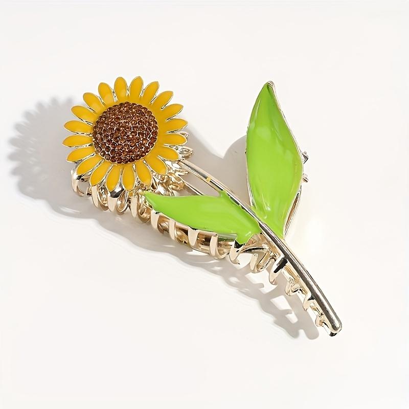 Stunning Sunflower Hair Clips Non Slip, Large Claw, Fashion Flower Shaped, Elegant Hair Accessories for Women Perfect for Updo s, Weddings, and Everyd
Stunning Sunflower Hair Clips Non Slip, Large Claw, Fashion Flower Shaped, Elegant Hair Accessories for Women Perfect for Updo s, Weddings, and Everyd