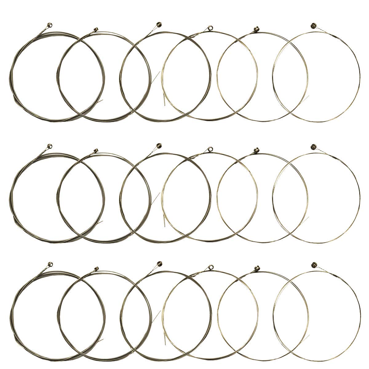 Electric Guitar Strings 3 Full Set Electric Guitar Strings Electric Guitar Strings Including Stainless Steel Core Nickel Alloy Scratched Nickel Plated срібний
Electric Guitar Strings 3 Full Set Electric Guitar Strings Electric Guitar Strings Including Stainless Steel Core Nickel Alloy Scratched Nickel Plated срібний