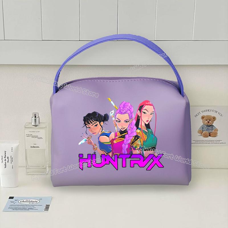 KPop Demon Hunters Handheld Make Up Bag Organizer for Women Portable Tracvel Cosmetics Handbag Waterproof Toiletry Makeup Bags
KPop Demon Hunters Handheld Make Up Bag Organizer for Women Portable Tracvel Cosmetics Handbag Waterproof Toiletry Makeup Bags