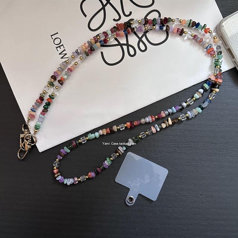 Colorful Crushed Stone Sugar Cube Series Beaded Phone Lanyard Long Crossbody Bag Chain Niche Design Exquisite Colorful Crushed Stone Su
Colorful Crushed Stone Sugar Cube Series Beaded Phone Lanyard Long Crossbody Bag Chain Niche Design Exquisite Colorful Crushed Stone Su