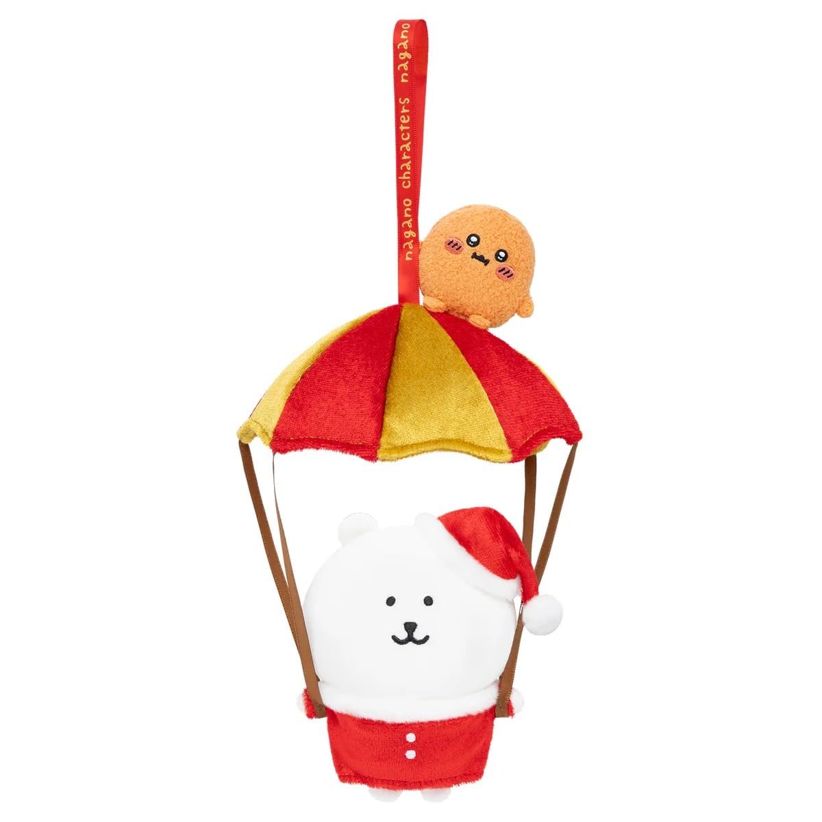 Nagano Characters Hanging Parachute Santa Bear Plush Toy
Nagano Characters Hanging Parachute Santa Bear Plush Toy
