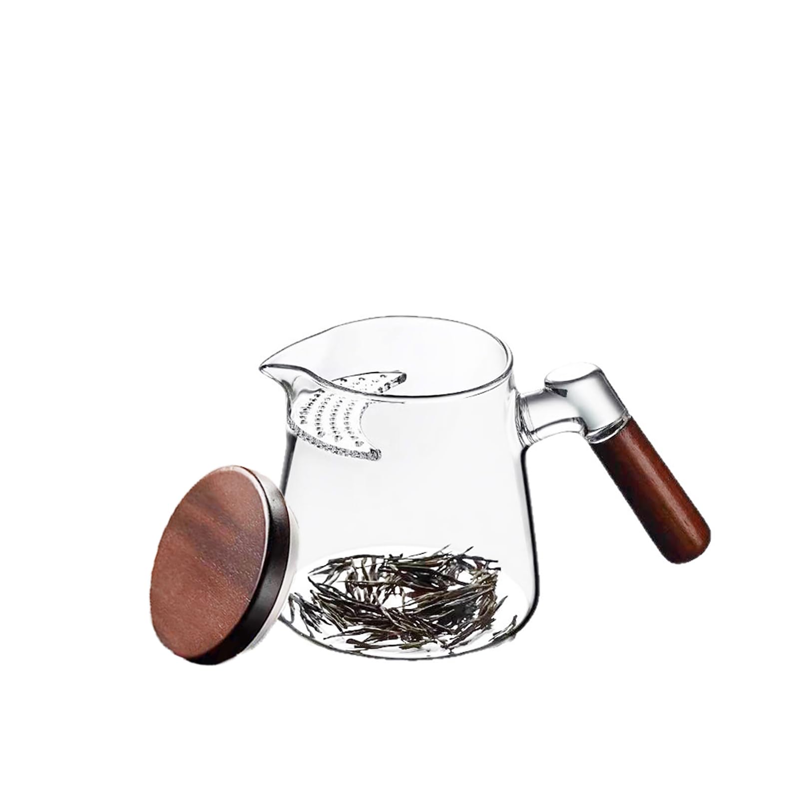 MiniMood Heat-Resistant Glass Teapot with Wooden Handle and Integrated Filter, Transparent Teapot (350ml)
MiniMood Heat-Resistant Glass Teapot with Wooden Handle and Integrated Filter, Transparent Teapot (350ml)