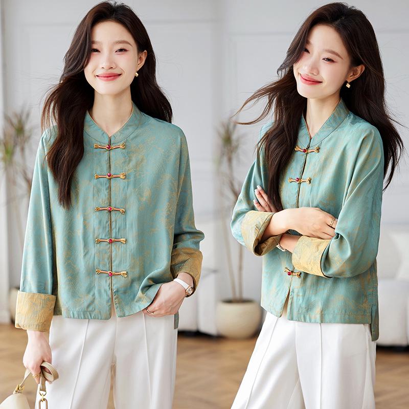 Весна 2025 Ретро Женский Жаккардовый Топ: Национальный стиль застежка-пуговица «лягушка» со стойкой Large 115-125 lbs небесно-голубой
Весна 2025 Ретро Женский Жаккардовый Топ: Национальный стиль застежка-пуговица «лягушка» со стойкой Large 115-125 lbs небесно-голубой