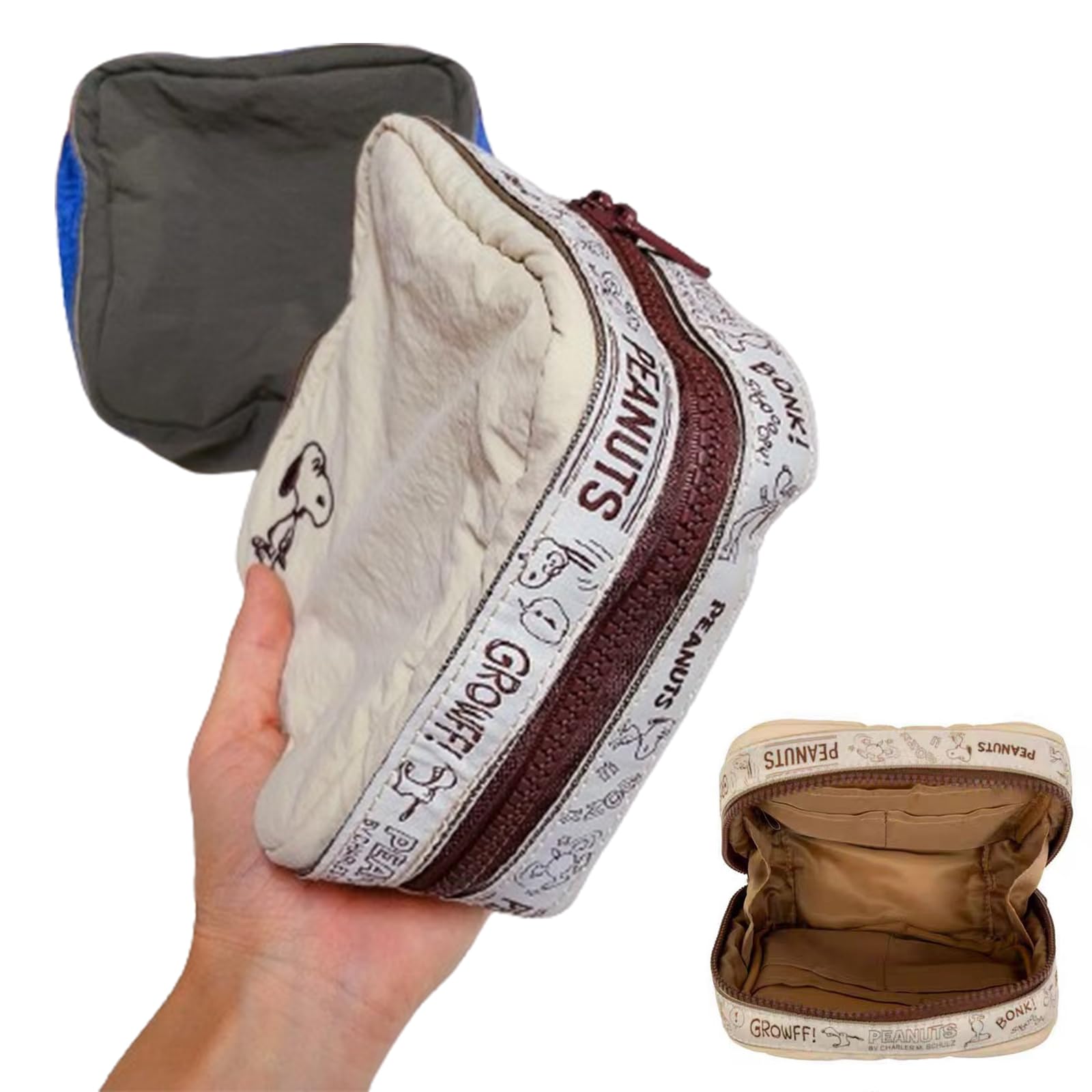 Snoopy Pouch Storage Large Small Item Cosmetic Toiletry Organizer for and Home Cute Beige Bag, Capacity, Square, Organizer, Pouch, Pouch, Travel, белый
Snoopy Pouch Storage Large Small Item Cosmetic Toiletry Organizer for and Home Cute Beige Bag, Capacity, Square, Organizer, Pouch, Pouch, Travel, белый