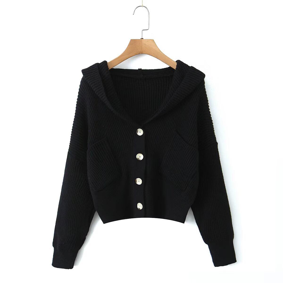 Женская зимняя мода 2024 года: Универсальный кардиган с капюшоном в европейском и американском стиле Small чёрный
Женская зимняя мода 2024 года: Универсальный кардиган с капюшоном в европейском и американском стиле Small чёрный