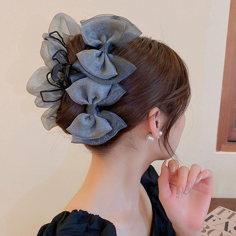 Women Headwear Cloth Princess Head Hair Accessories Mesh Bow Hair Claw Shark Clip Hair Grab Clip
Women Headwear Cloth Princess Head Hair Accessories Mesh Bow Hair Claw Shark Clip Hair Grab Clip