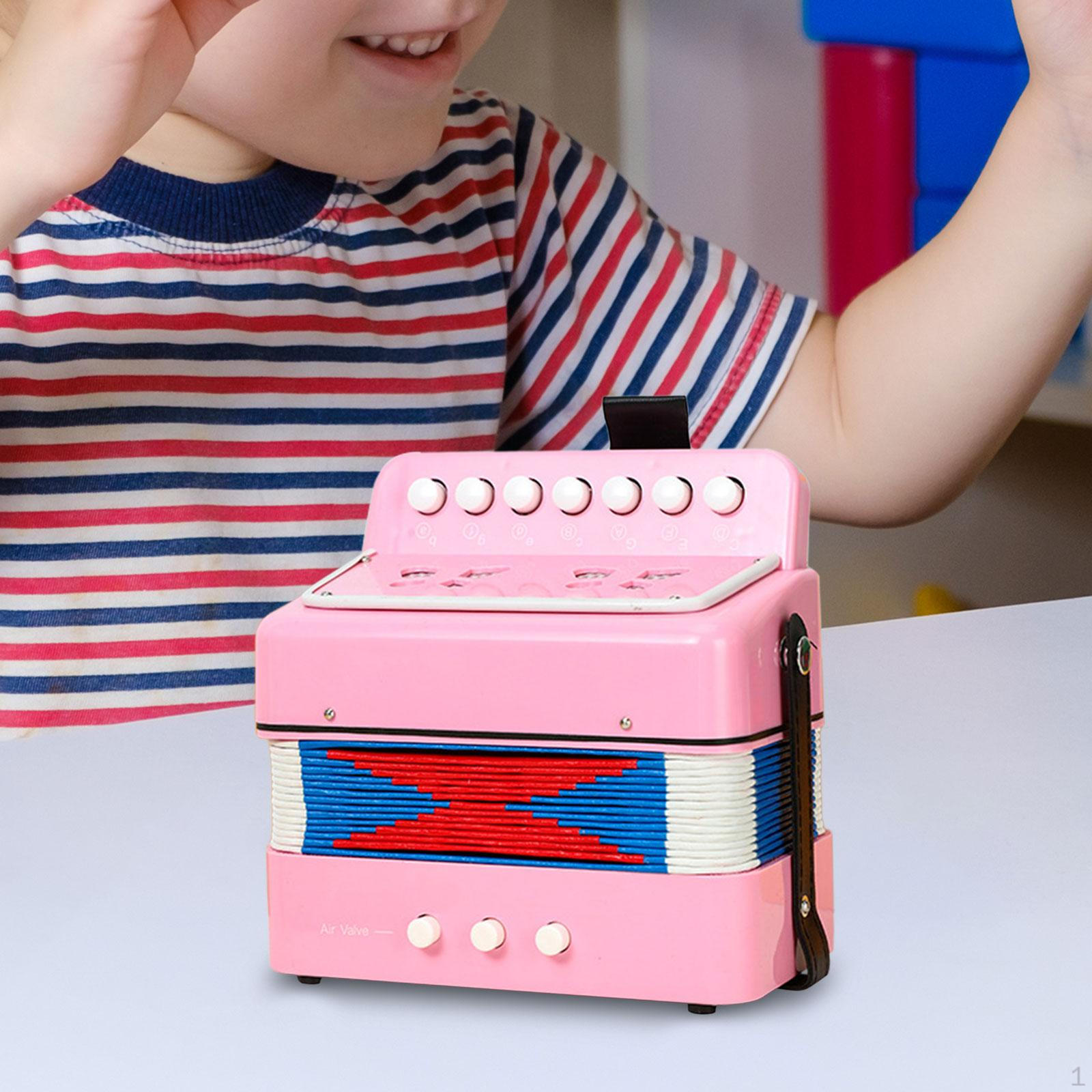 7 Accordion Key Button Learning Tool Musical Toy Instrument Mini Music for Home розовый
7 Accordion Key Button Learning Tool Musical Toy Instrument Mini Music for Home розовый