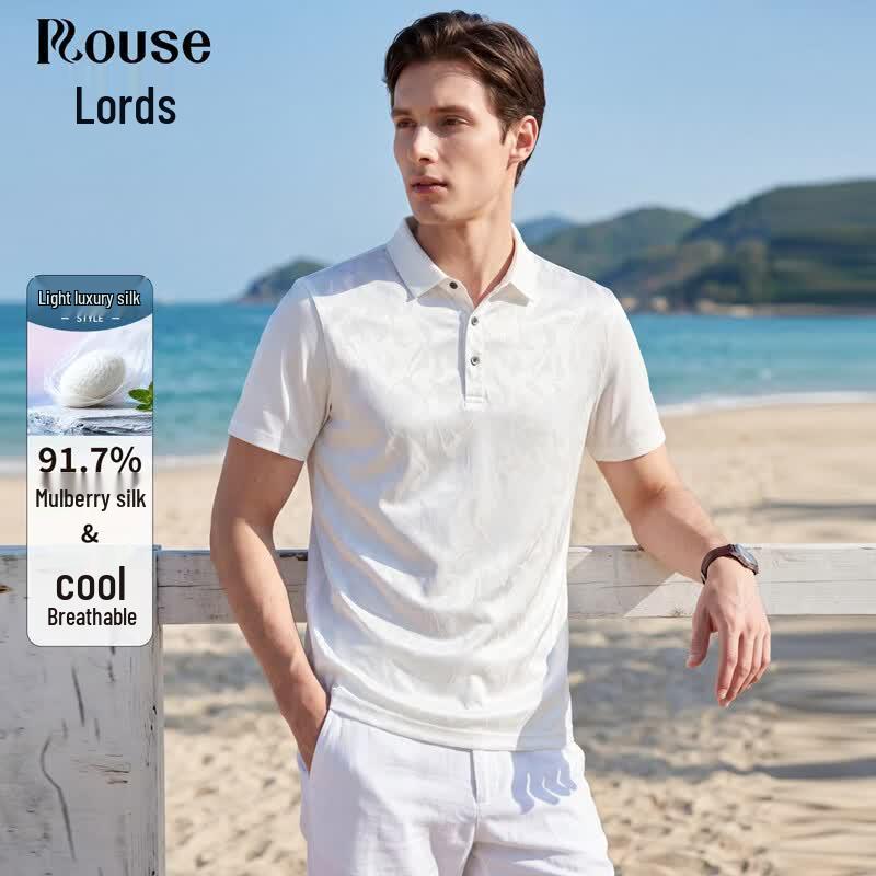Men s Silk Blend Jacquard Polo Shirt 185
Men s Silk Blend Jacquard Polo Shirt 185