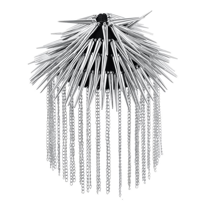 1Pair Metal Tassel Epaulet Gothic Punk Long Rivet Stud Spike Shoulder Board срібний
1Pair Metal Tassel Epaulet Gothic Punk Long Rivet Stud Spike Shoulder Board срібний