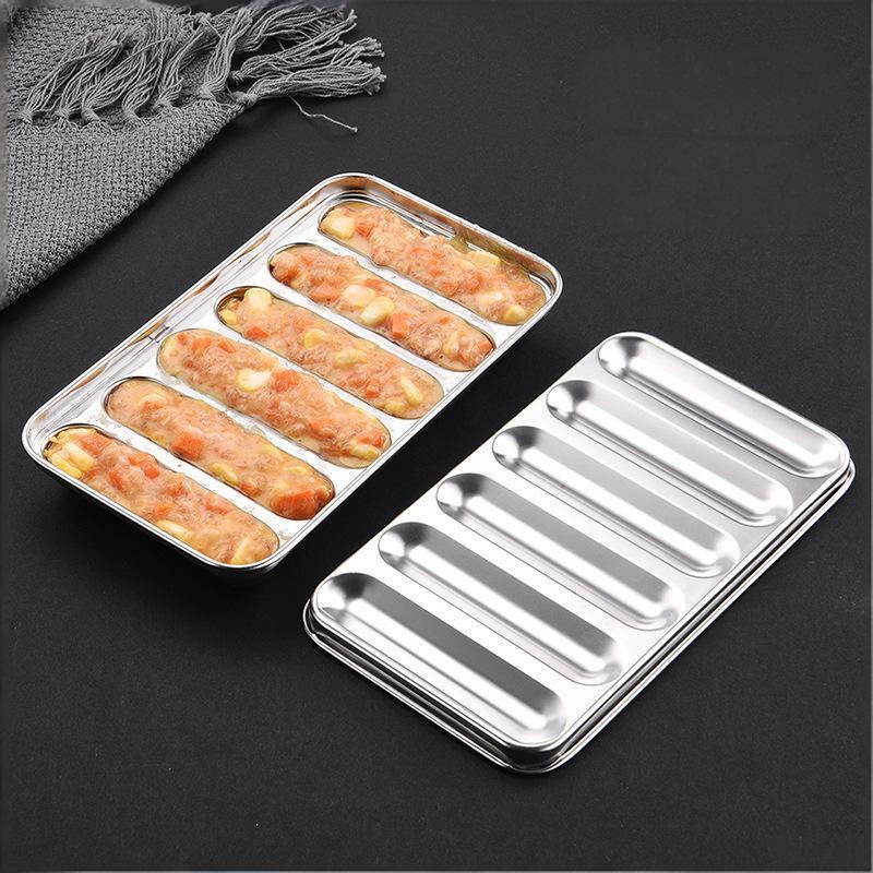 1pc 304 Stainless Steel Sausage Mold 6 In 1 Kitchen Tool For DIY Hot Dogs Handmade Ham Sausage Making And Refrigerating
1pc 304 Stainless Steel Sausage Mold 6 In 1 Kitchen Tool For DIY Hot Dogs Handmade Ham Sausage Making And Refrigerating