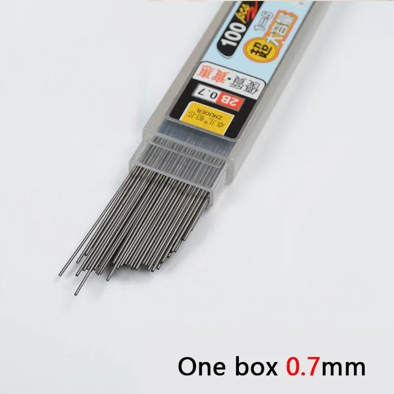 100Pcs/Box Mechanical Pencil Lead 0.5mm/0.7mm 2B Pencil Rod Automatic Pencil Lead Refill School Art Sketch Drawing Supplies
100Pcs/Box Mechanical Pencil Lead 0.5mm/0.7mm 2B Pencil Rod Automatic Pencil Lead Refill School Art Sketch Drawing Supplies
