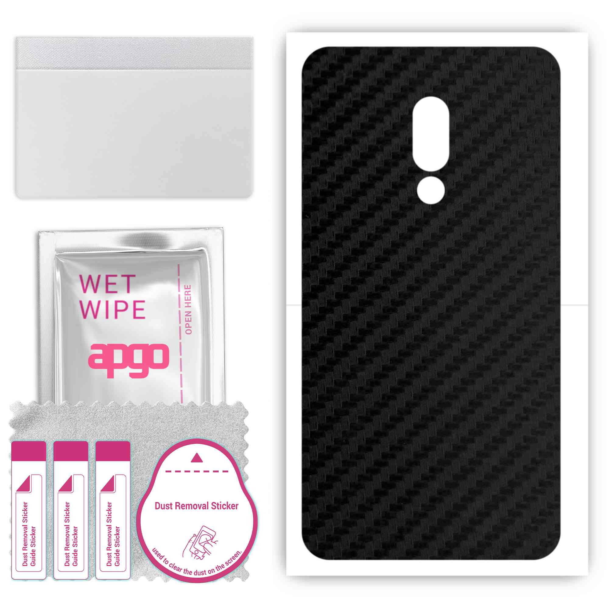 Apgo Protective Skin Sticker для задньої панелі, сумісної з Meizu 16 Plus, Wrap Film, Foil, Vinyl - Pattern Carbon Black
Apgo Protective Skin Sticker для задньої панелі, сумісної з Meizu 16 Plus, Wrap Film, Foil, Vinyl - Pattern Carbon Black