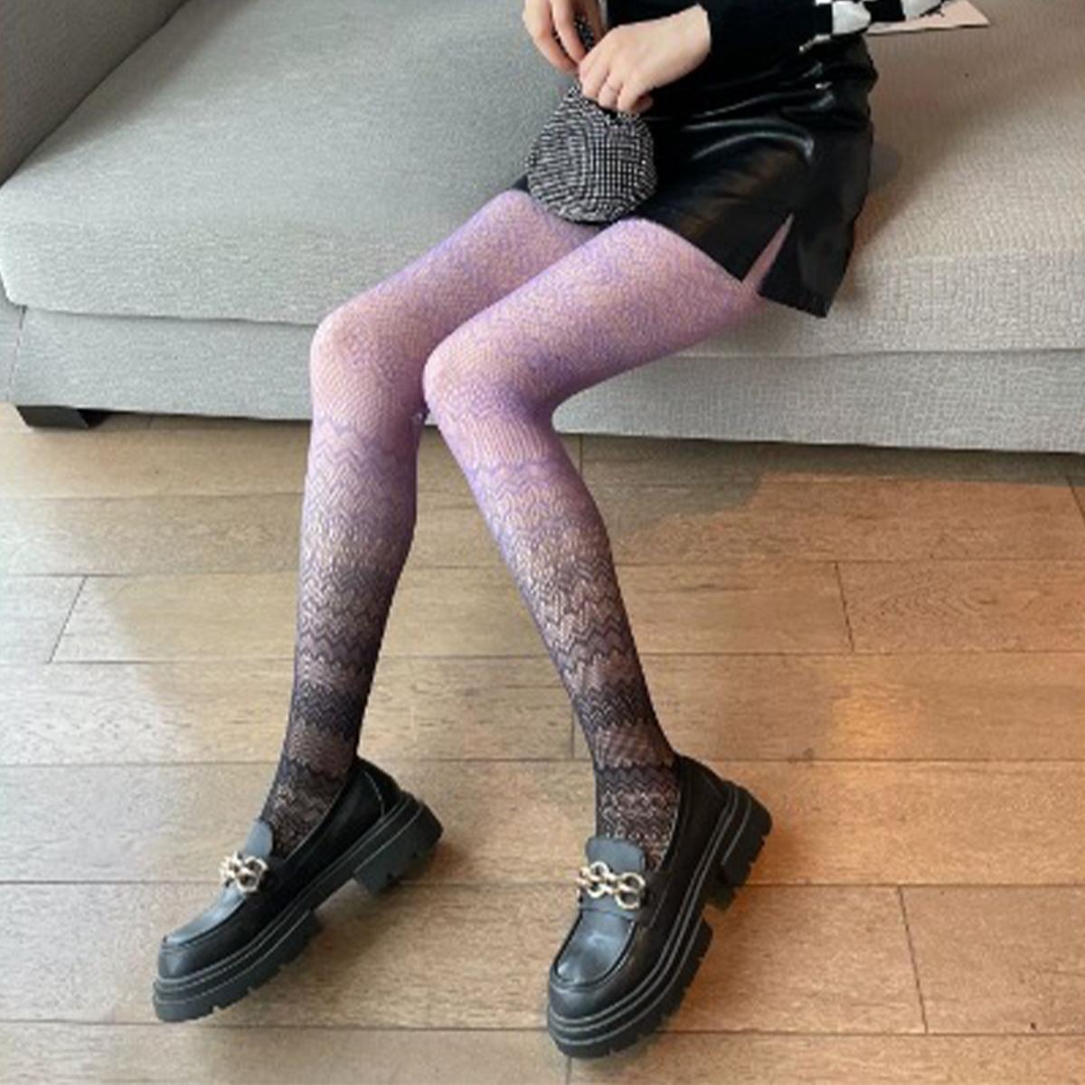 Floral Vine Lace Light Purple Mesh Socks Gradient Mesh Socks Thin White Peach Pure Desire Pantyhose One Size фіолетовий
Floral Vine Lace Light Purple Mesh Socks Gradient Mesh Socks Thin White Peach Pure Desire Pantyhose One Size фіолетовий