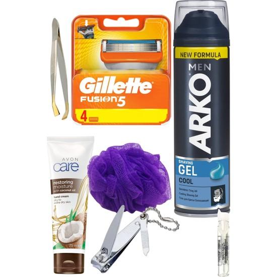 Набор сменных бритв Gillette Fusion из 4 шт. + гель для бритья Arko Cool, 200 мл, мужской набор для бритья и ухода, 7 шт.
Набор сменных бритв Gillette Fusion из 4 шт. + гель для бритья Arko Cool, 200 мл, мужской набор для бритья и ухода, 7 шт.