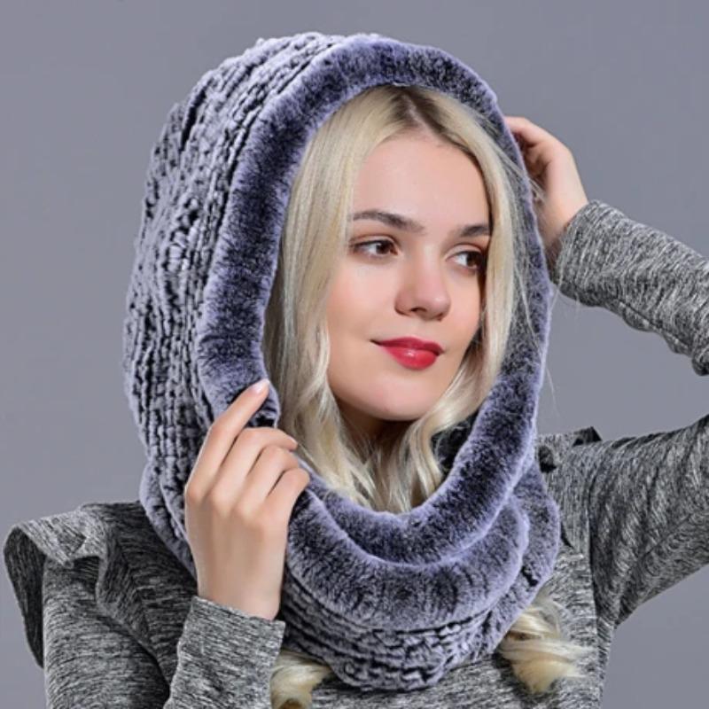 Объемные шапки с капюшоном из кроличьего меха для женщин, зимняя теплая новинка, вязаная меховая шапка-шарф, стильная модная большая женская меховая шапка из натурального меха
Объемные шапки с капюшоном из кроличьего меха для женщин, зимняя теплая новинка, вязаная меховая шапка-шарф, стильная модная большая женская меховая шапка из натурального меха