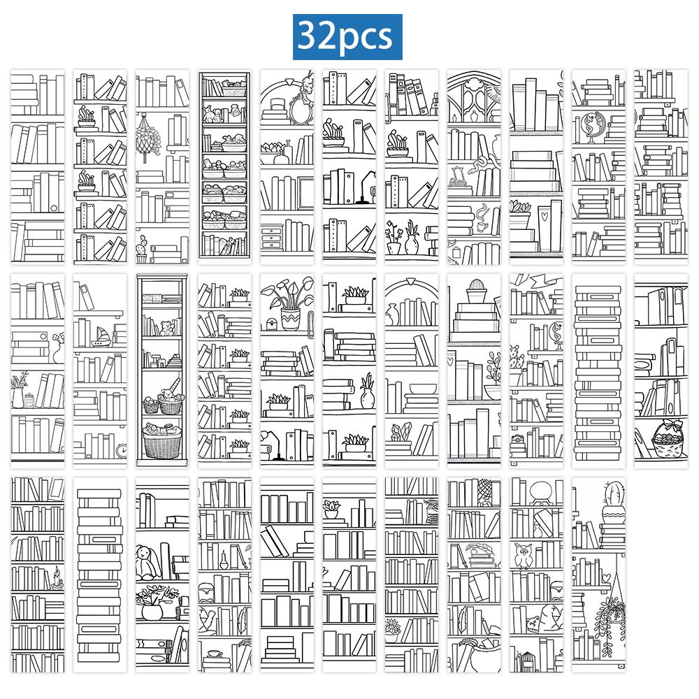 32pcs, Coloring book bookmarks, suitable for back-to-school season, Christmas, Halloween, teachers, readers, and birthdays.
32pcs, Coloring book bookmarks, suitable for back-to-school season, Christmas, Halloween, teachers, readers, and birthdays.