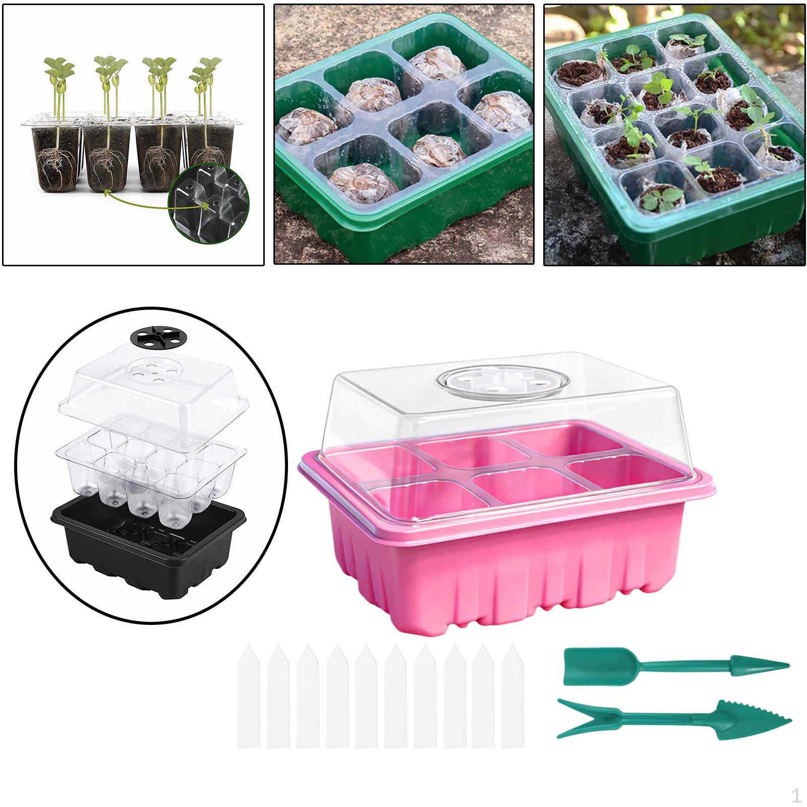 Plant Starter Tray Gardening Reusable Practical Easy Using Sprouting Container Planting Pink 6 Hole
Plant Starter Tray Gardening Reusable Practical Easy Using Sprouting Container Planting Pink 6 Hole