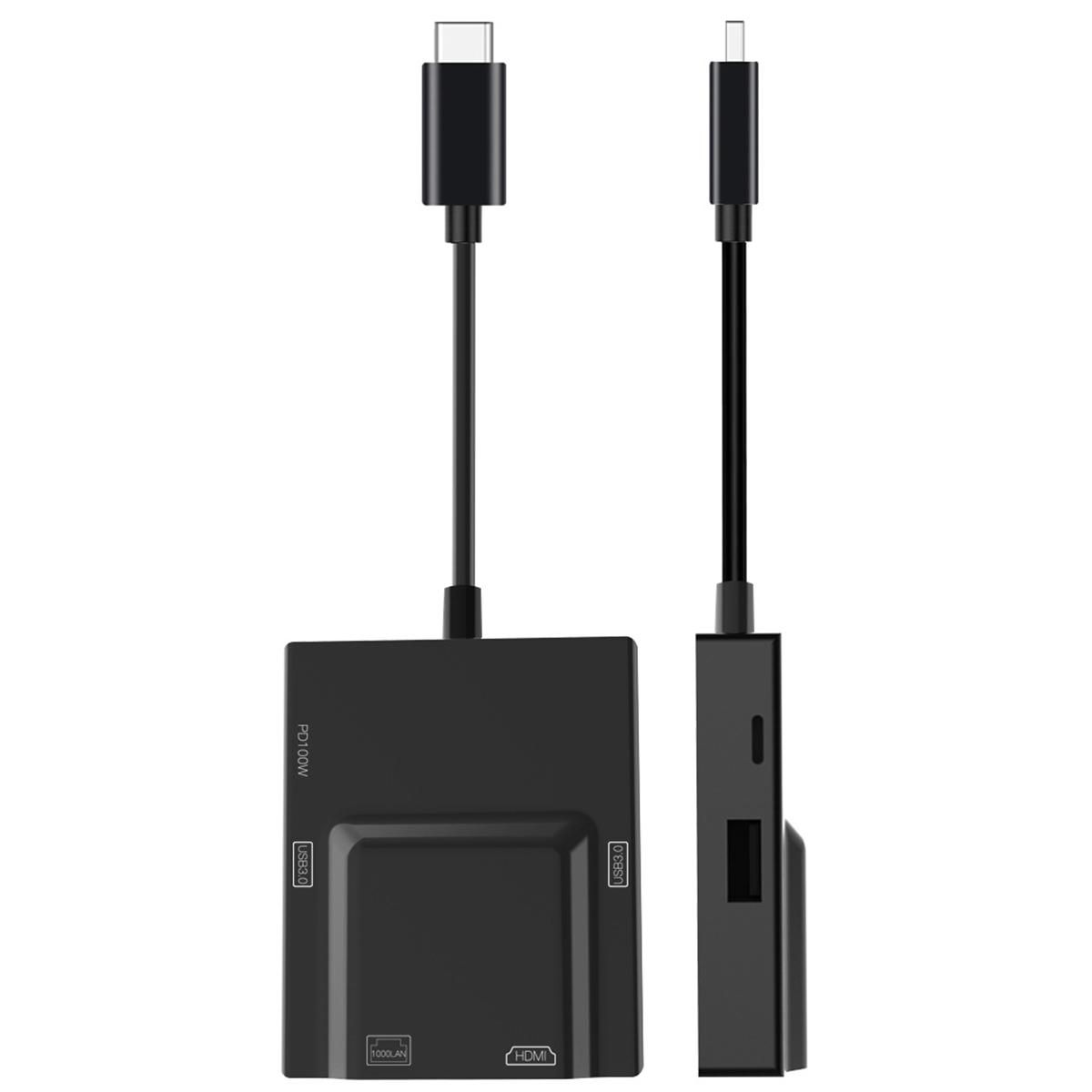 NK-3057HDMI USB-C Hub Adapter to 2xUSB 3.0+HD+Type-C+RJ45 Converter for Laptop As Shown A
NK-3057HDMI USB-C Hub Adapter to 2xUSB 3.0+HD+Type-C+RJ45 Converter for Laptop As Shown A