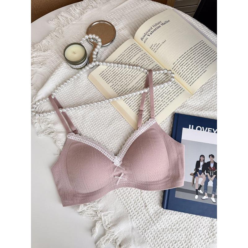 Sweet lace edge floral polka dot underwear, girls small breasts gather and show big, no steel ring, thin bra cover with sub-breasts xl(80c/85ab recommended) троянди рожеві кольору
Sweet lace edge floral polka dot underwear, girls small breasts gather and show big, no steel ring, thin bra cover with sub-breasts xl(80c/85ab recommended) троянди рожеві кольору