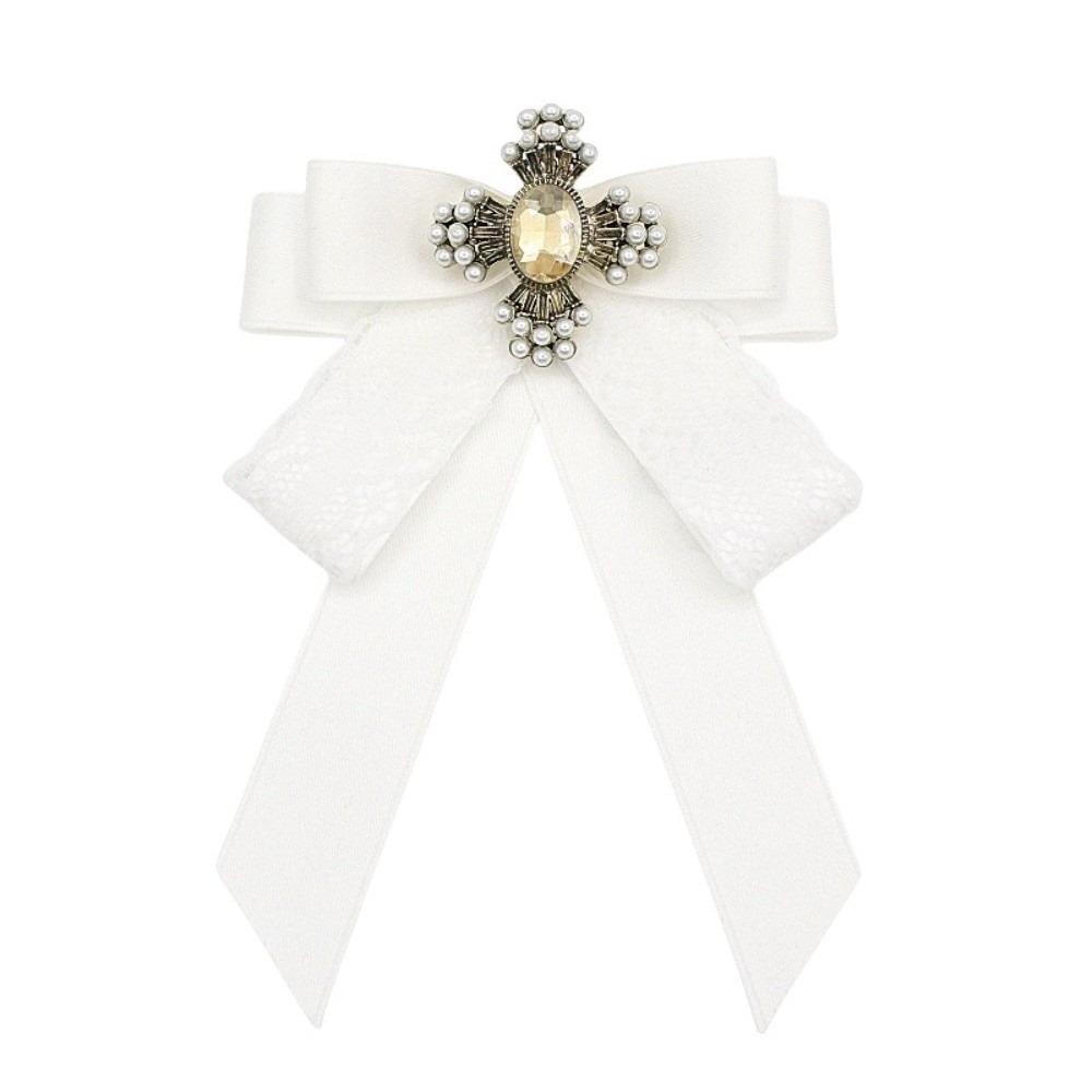 Rhinestone Crystal Ribbon Bow Brooch Polyester Vintage Jewelry Necktie Memorial Black Neckline Decoration Brooches белый
Rhinestone Crystal Ribbon Bow Brooch Polyester Vintage Jewelry Necktie Memorial Black Neckline Decoration Brooches белый