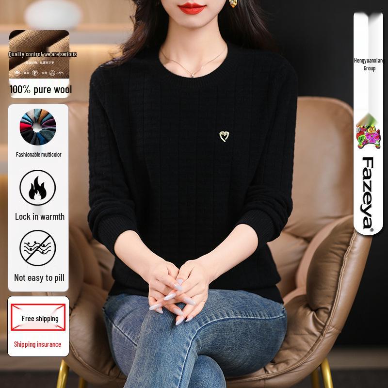 2024 Women s Semi-High Neck Pure Wool Knit Sweater - Loose Fit for Autumn/Winter 125 Extra Large
2024 Women s Semi-High Neck Pure Wool Knit Sweater - Loose Fit for Autumn/Winter 125 Extra Large