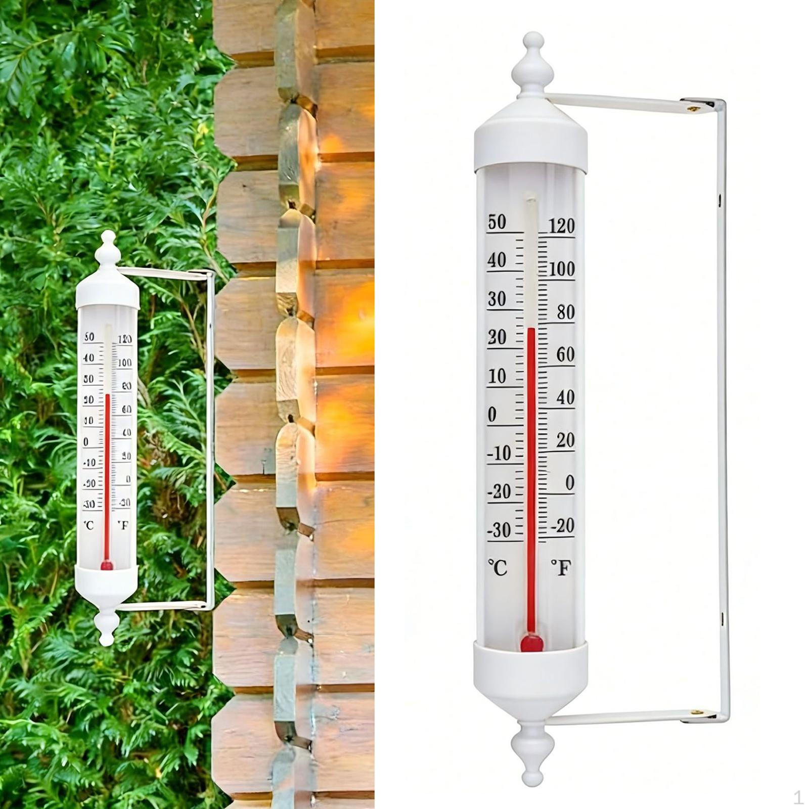 , Practical And Easy-to-install Rustic Multifunctional Outdoor Thermometer for Greenhouses, белый
, Practical And Easy-to-install Rustic Multifunctional Outdoor Thermometer for Greenhouses, белый