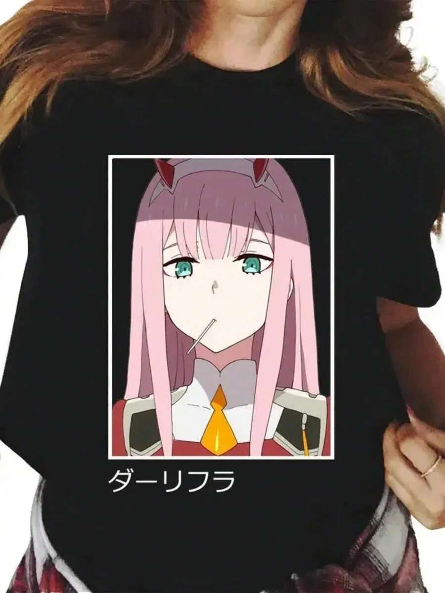 Anime Zero Two Print T Shirt Wo Fashion Casual Streetwear Short Sve Plus Size Uni T Shirt 5XL різнокольоровий
Anime Zero Two Print T Shirt Wo Fashion Casual Streetwear Short Sve Plus Size Uni T Shirt 5XL різнокольоровий