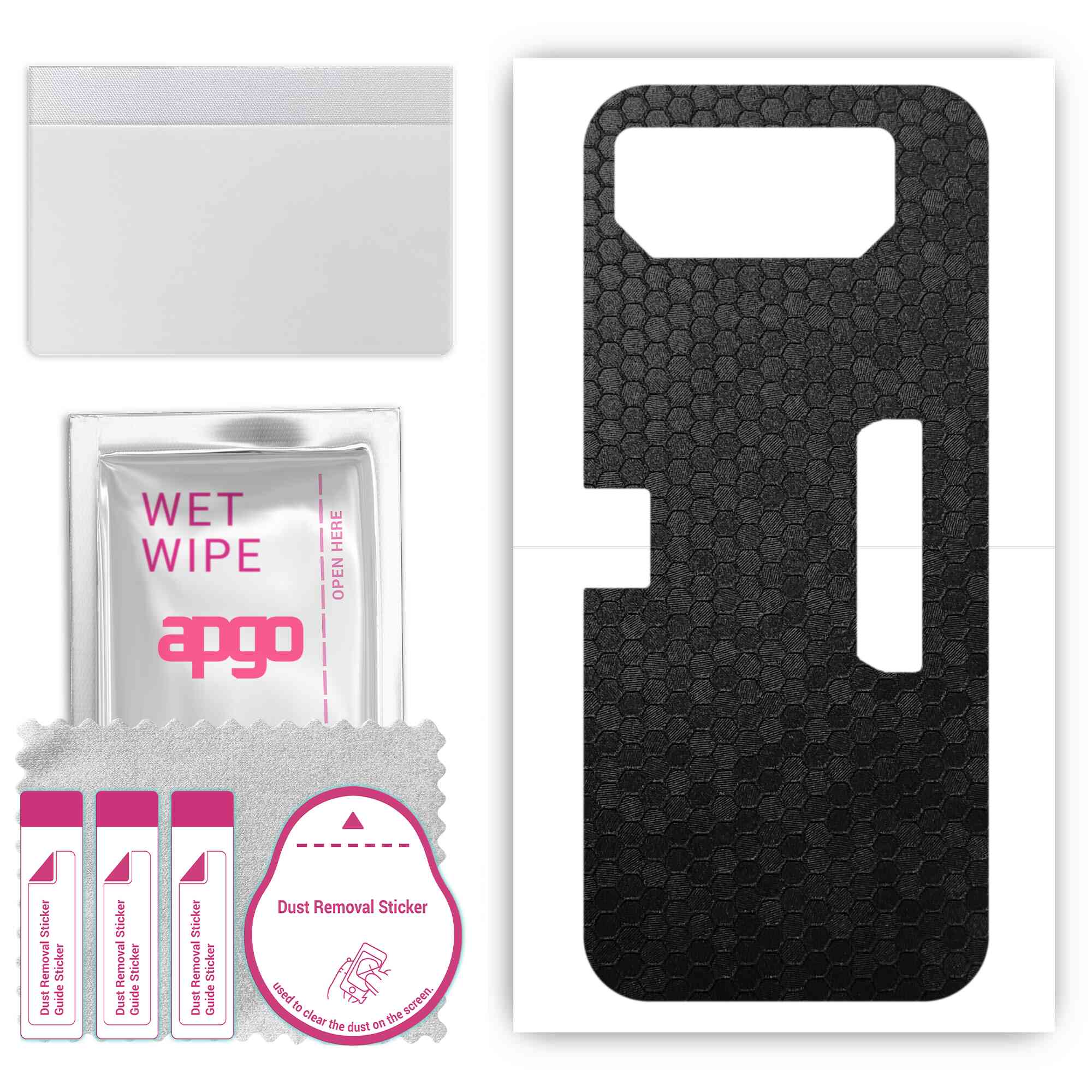 Apgo Protective Skin Sticker для задньої панелі, сумісної з Asus Rog Phone 6D Ultimate, Wrap Film, Foil, Vinyl - Pattern Black Honeycomb
Apgo Protective Skin Sticker для задньої панелі, сумісної з Asus Rog Phone 6D Ultimate, Wrap Film, Foil, Vinyl - Pattern Black Honeycomb