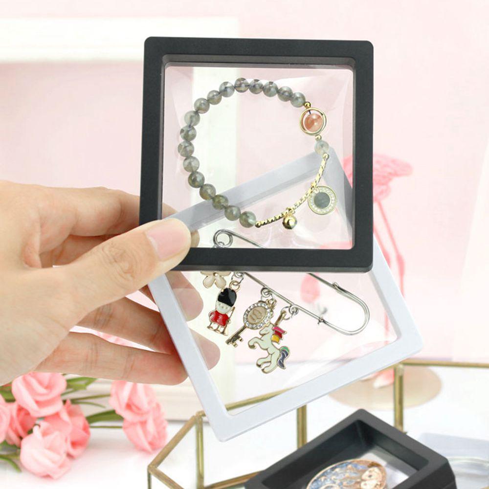 Transparent Jewelry Box with PE Film: Anti-Oxidation Storage for Necklaces, Rings, Bracelets, and Bangles 7x7x2cm чёрный
Transparent Jewelry Box with PE Film: Anti-Oxidation Storage for Necklaces, Rings, Bracelets, and Bangles 7x7x2cm чёрный