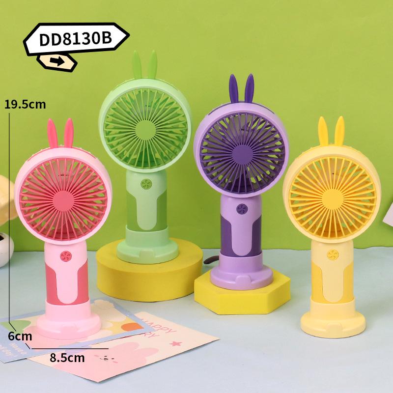 Cartoon Handheld USB Rechargeable Mini Desk Fan Color Notes
Cartoon Handheld USB Rechargeable Mini Desk Fan Color Notes