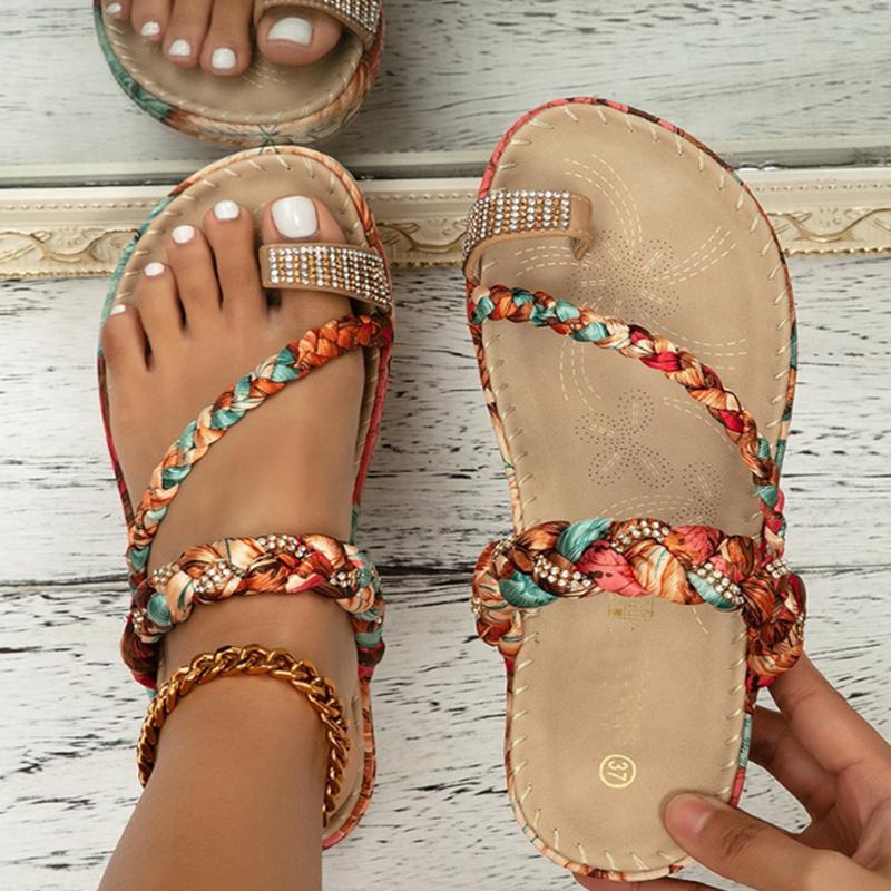 Women s Rhinestone Decor Summer Shoes Bohemian Ankle Elastic Strap Casual Open Toe Sandals 35
Women s Rhinestone Decor Summer Shoes Bohemian Ankle Elastic Strap Casual Open Toe Sandals 35