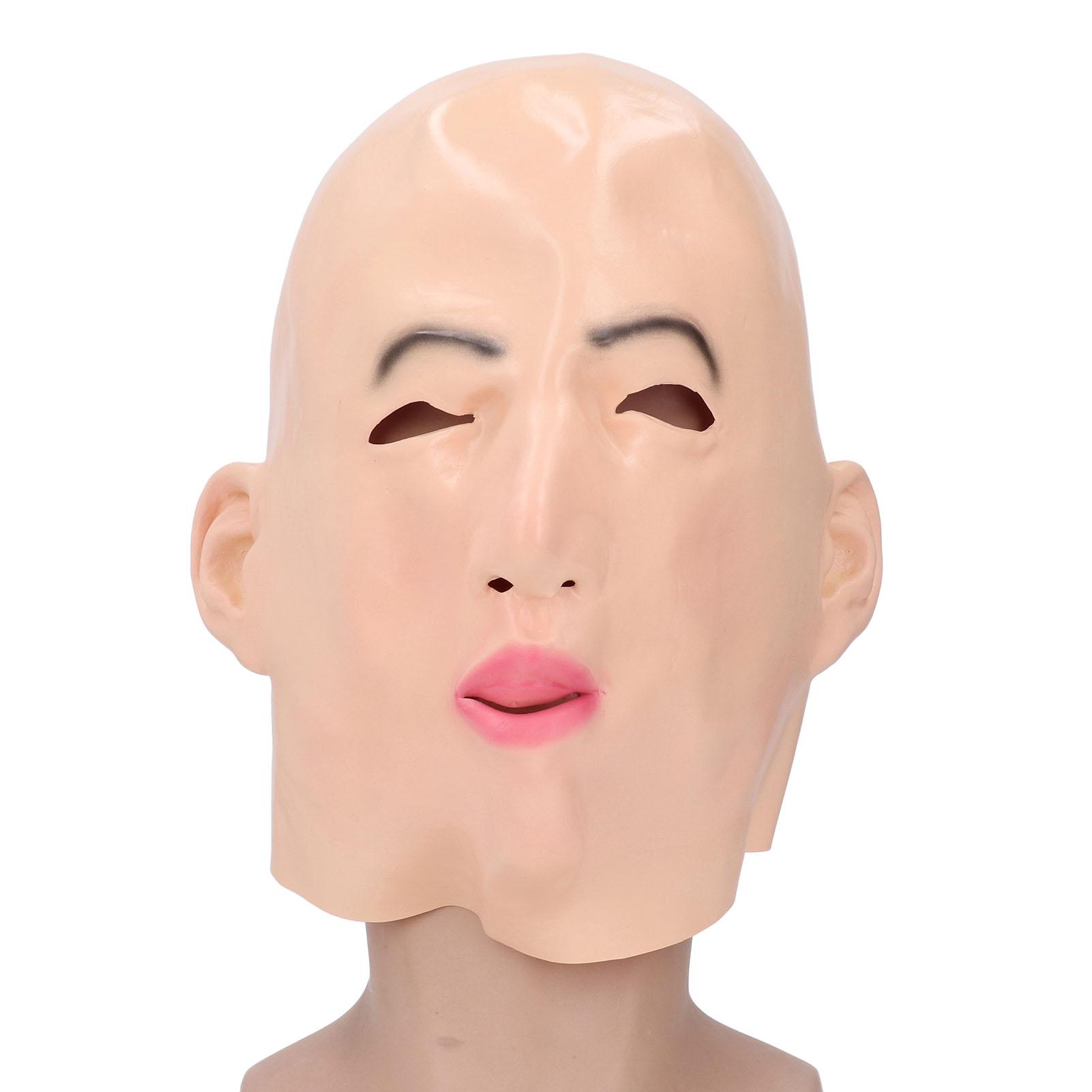 Full Head Human Lady Latex Face Lifelike Eye Holes Realistic Latex Female Face for Cosplay Party Crossdressing
Full Head Human Lady Latex Face Lifelike Eye Holes Realistic Latex Female Face for Cosplay Party Crossdressing