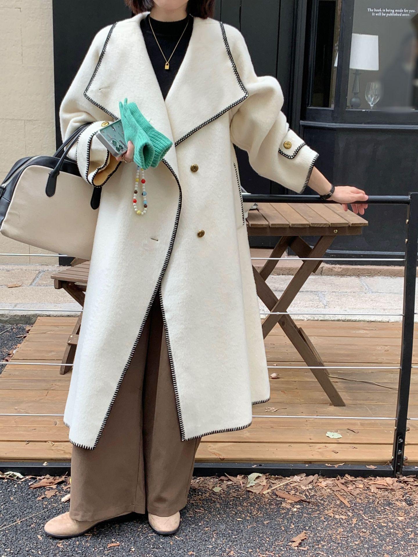 Леди знаменитость стиль нишевый дизайн чувство шерстяное пальто женское тяжелая промышленность с двубортным атмосферным шерстяным жакетом M светло-бежевый
Леди знаменитость стиль нишевый дизайн чувство шерстяное пальто женское тяжелая промышленность с двубортным атмосферным шерстяным жакетом M светло-бежевый