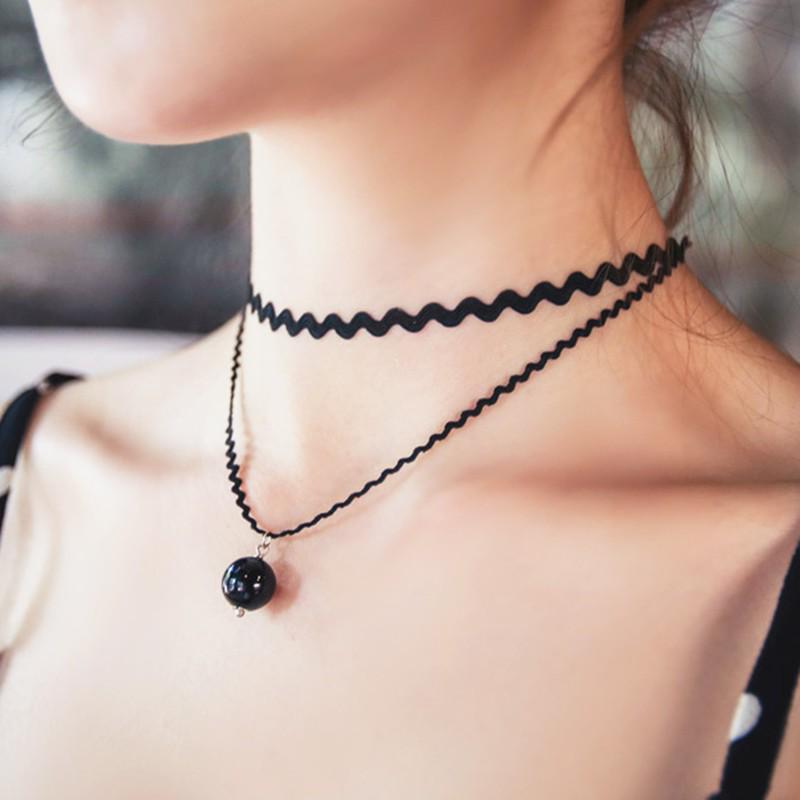 Black Chokers Necklaces For Women Simulated Pearl Double Layer Short Collares Fashion Zircon Gothic Bijoux Neck Accessories
Black Chokers Necklaces For Women Simulated Pearl Double Layer Short Collares Fashion Zircon Gothic Bijoux Neck Accessories