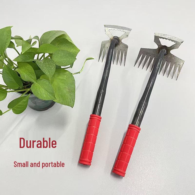 Multi-Functional Weeding Tools: Hoe, Rake, Soil Loosener, Shovel & Root Puller for Wild Vegetables 5-tooth weed puller
Multi-Functional Weeding Tools: Hoe, Rake, Soil Loosener, Shovel & Root Puller for Wild Vegetables 5-tooth weed puller