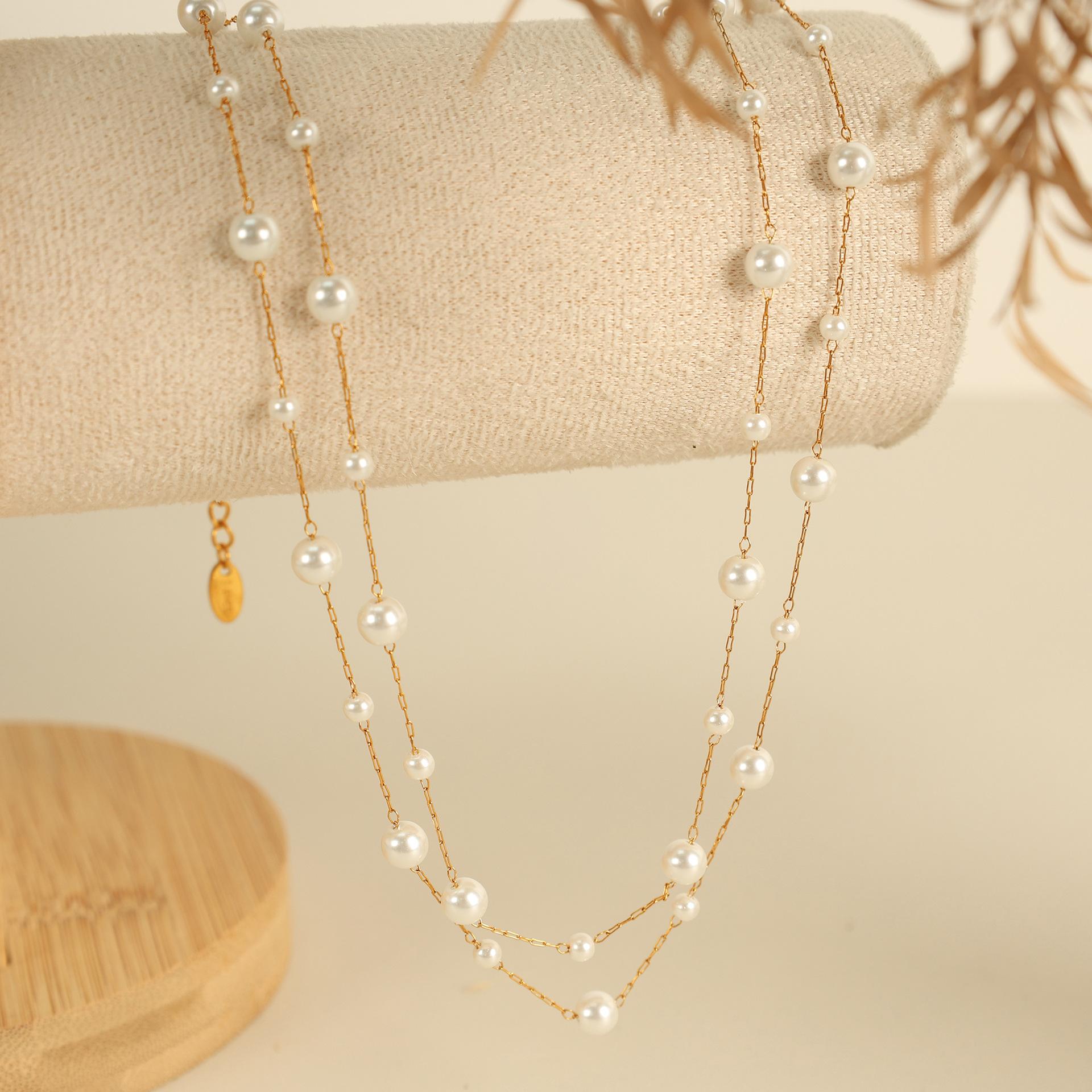 Ins Sweet Wind Gypsy Pearl Collarbone Chain Niche Exquisite High Sense Stacked Neck Chain Necklace Female 2026 45CM
Ins Sweet Wind Gypsy Pearl Collarbone Chain Niche Exquisite High Sense Stacked Neck Chain Necklace Female 2026 45CM