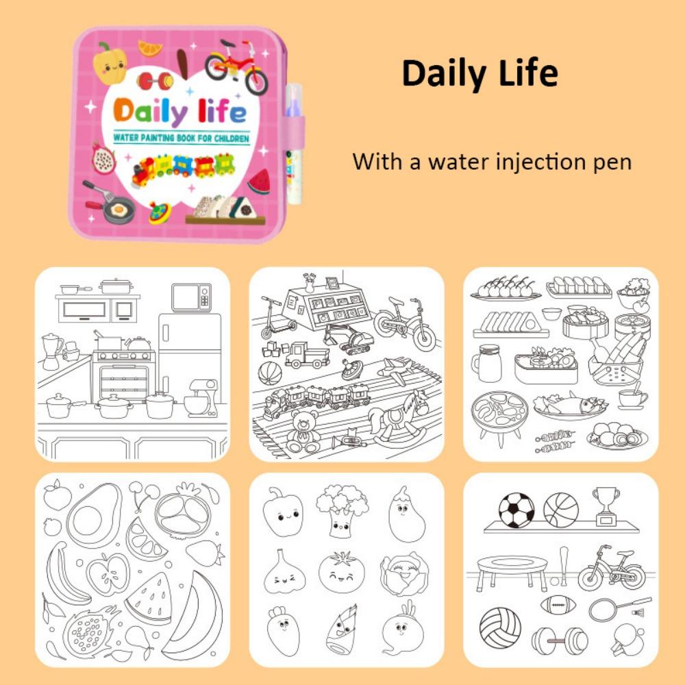Water Activated Water Painting Book Diy Reusable Magic Water Drawing Book Foldable Doodle Coloring Books Children s Activity
Water Activated Water Painting Book Diy Reusable Magic Water Drawing Book Foldable Doodle Coloring Books Children s Activity