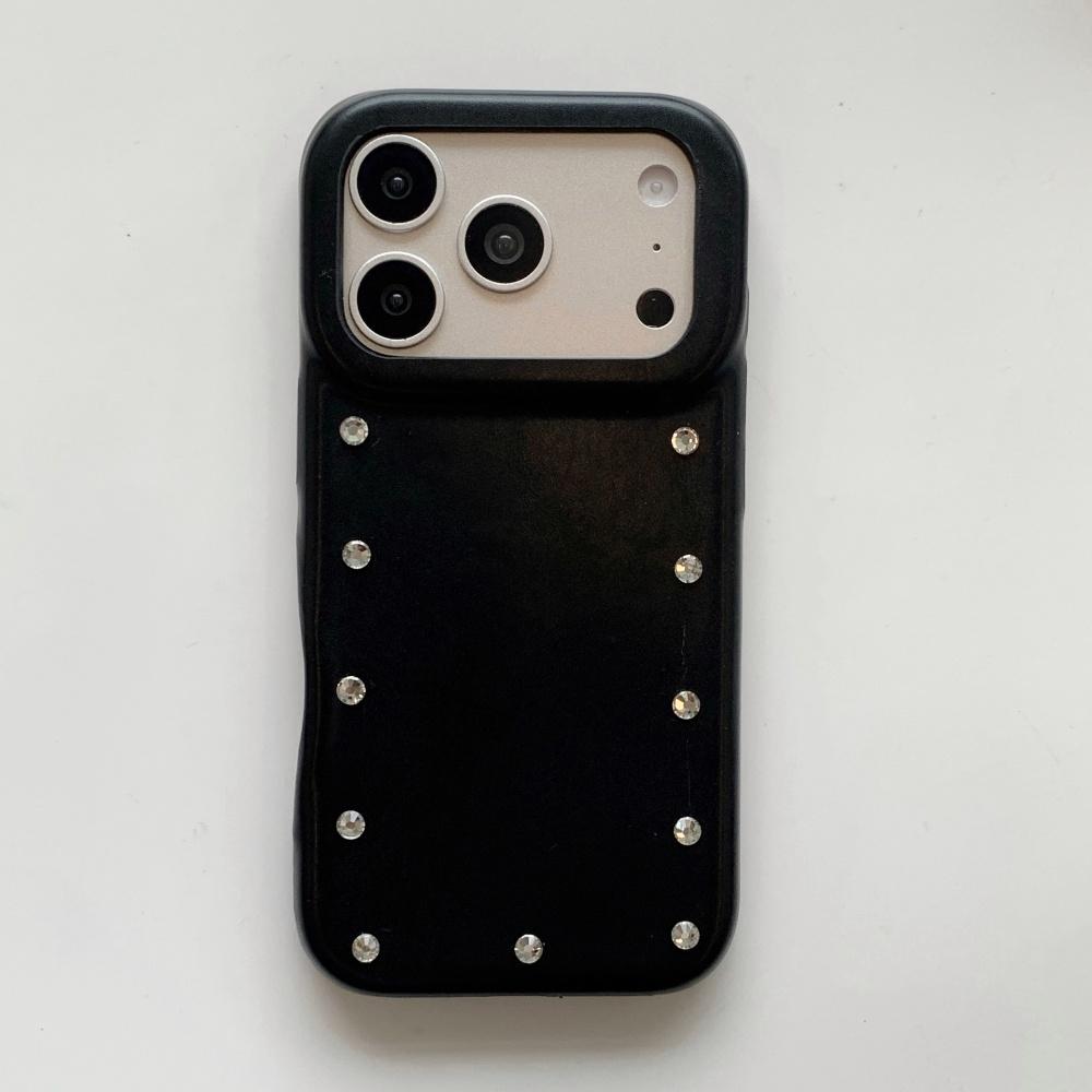 Niche solid color leather double-row diamond-encrusted, suitable for Apple 16promax mobile phone case 17 new iphone14 personalized 15pro women s 13 iPhone 13Pro Max
Niche solid color leather double-row diamond-encrusted, suitable for Apple 16promax mobile phone case 17 new iphone14 personalized 15pro women s 13 iPhone 13Pro Max