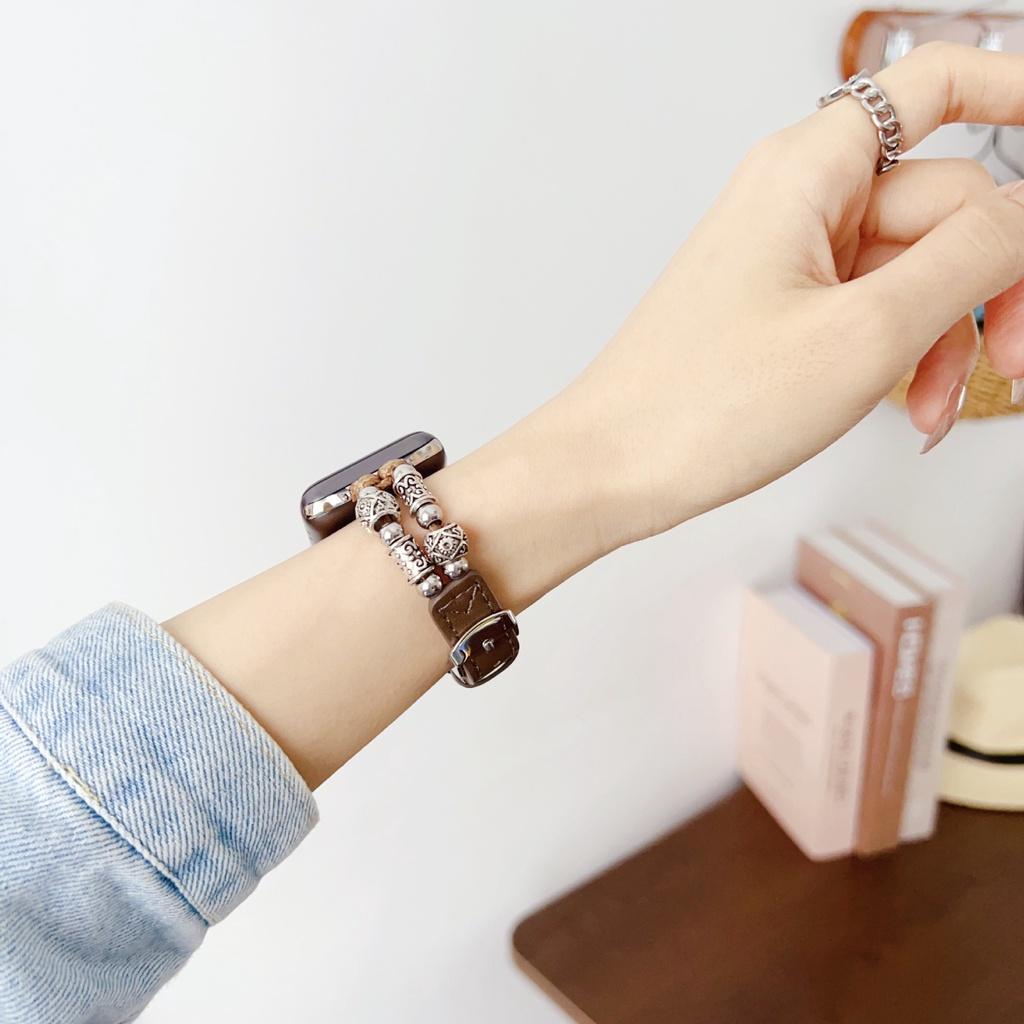 Ремешок для Apple Watch Подходит для Apple Watch Ремешок iwatch8765432Se Тибетский серебряный кожаный ремешок iWatch Модный ремешок 40 45 49 мм
Ремешок для Apple Watch Подходит для Apple Watch Ремешок iwatch8765432Se Тибетский серебряный кожаный ремешок iWatch Модный ремешок 40 45 49 мм