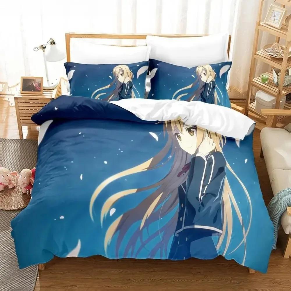 3D Print Sword Art Online Bedding Set Polyester Quilt Cover Pillowcases Queen King for Kids Gift Duvet Cover Sets 70x133cm 3pcs
3D Print Sword Art Online Bedding Set Polyester Quilt Cover Pillowcases Queen King for Kids Gift Duvet Cover Sets 70x133cm 3pcs
