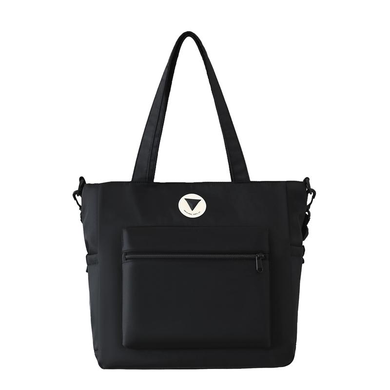 Tote Bag Women s Solid Color Shoulder Bag Men s Lightweight Large Capacity Commuter Bag Student Class Bag чорний
Tote Bag Women s Solid Color Shoulder Bag Men s Lightweight Large Capacity Commuter Bag Student Class Bag чорний