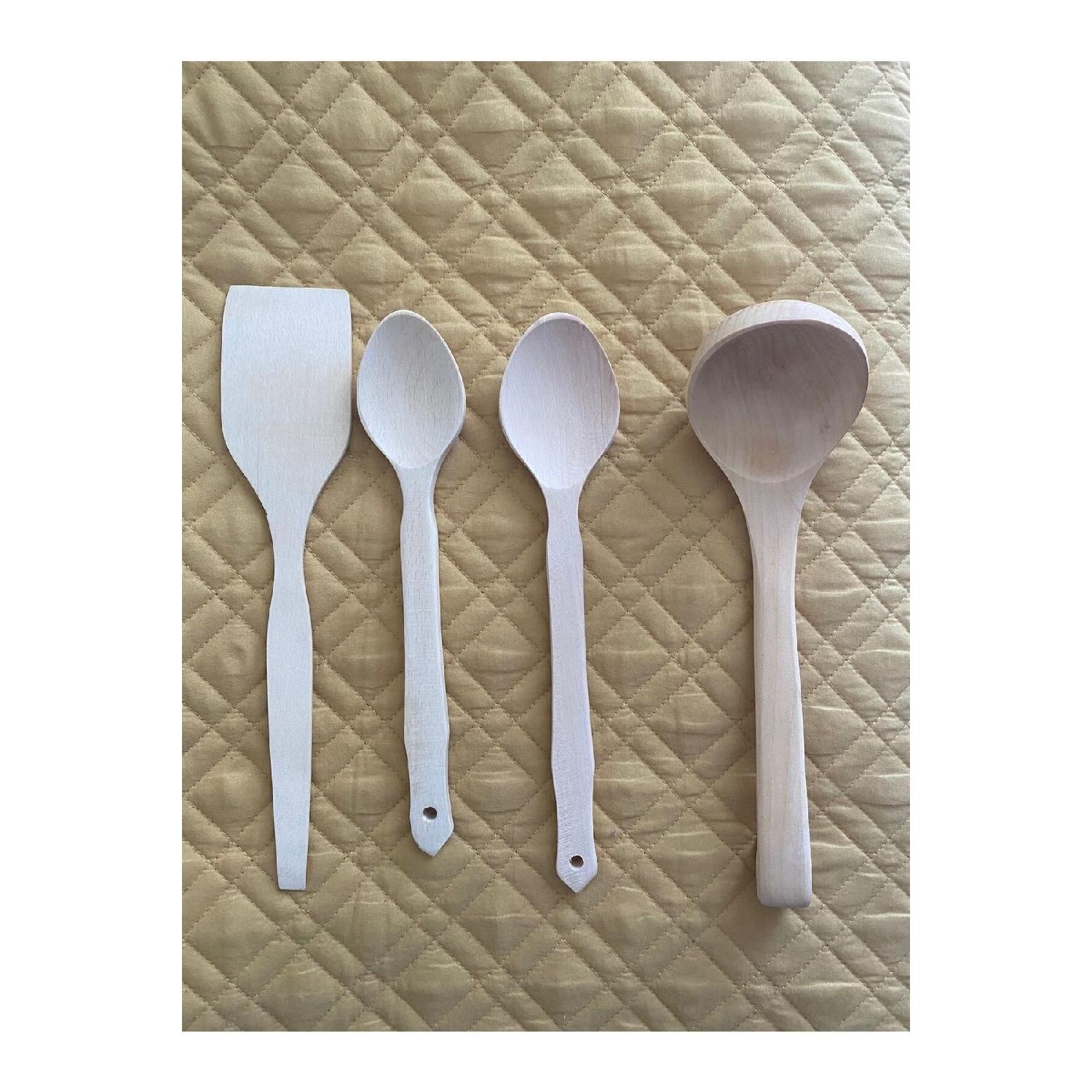 4-piece Dining Utensils - 2 Size Spoon Spatula Ladle - Wooden Spoon -(30cm-26cm-28cm-28cm)
4-piece Dining Utensils - 2 Size Spoon Spatula Ladle - Wooden Spoon -(30cm-26cm-28cm-28cm)