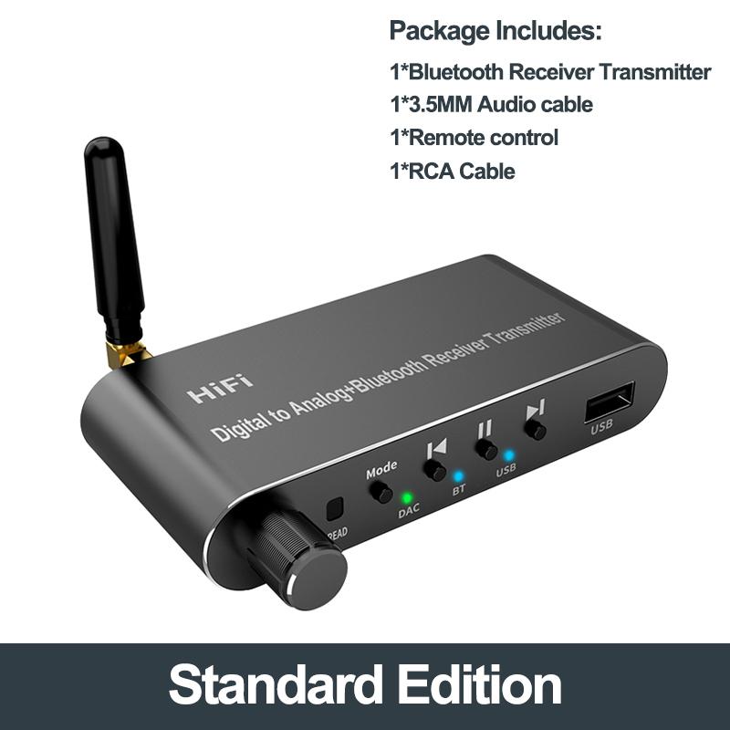 Bluetooth 5.1 приемник передатчик аудио адаптер U-Disk Play Coxial/Optical в 3.5MM AUX RCA R/L ЦАП преобразователь Пульт дистанционного управления
Bluetooth 5.1 приемник передатчик аудио адаптер U-Disk Play Coxial/Optical в 3.5MM AUX RCA R/L ЦАП преобразователь Пульт дистанционного управления