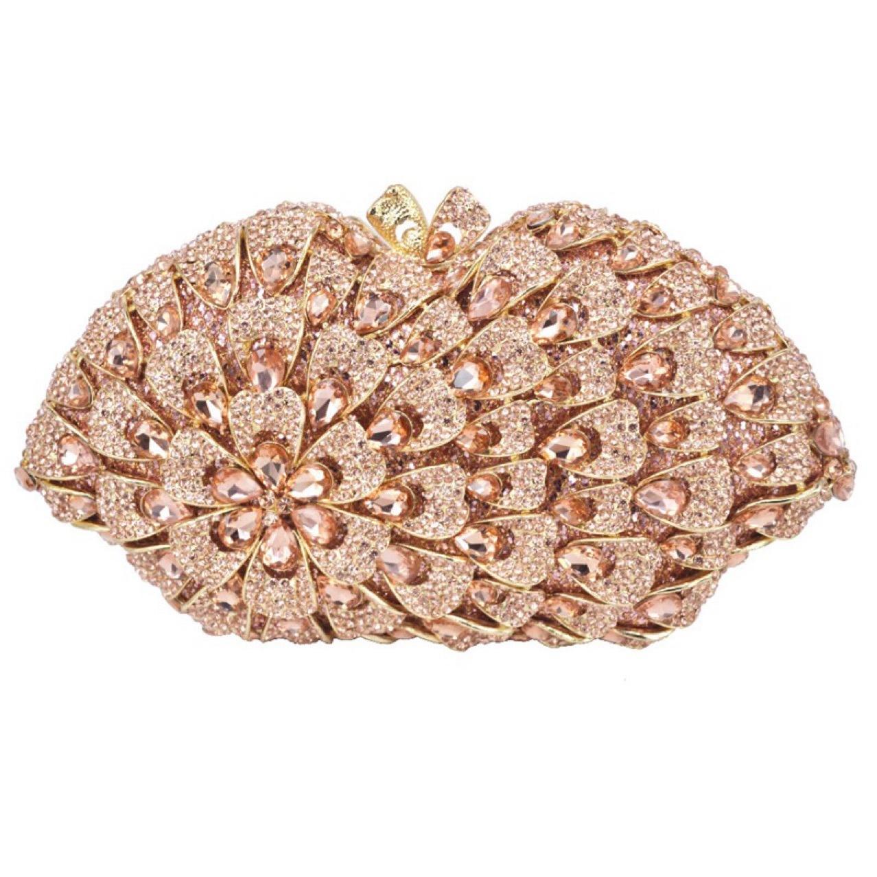 Sunflower Crystal Evening Clutches Round Wedding Bridal Party Purse White/Brown Diamond Minaudiere Luxury Rhinestone
Sunflower Crystal Evening Clutches Round Wedding Bridal Party Purse White/Brown Diamond Minaudiere Luxury Rhinestone
