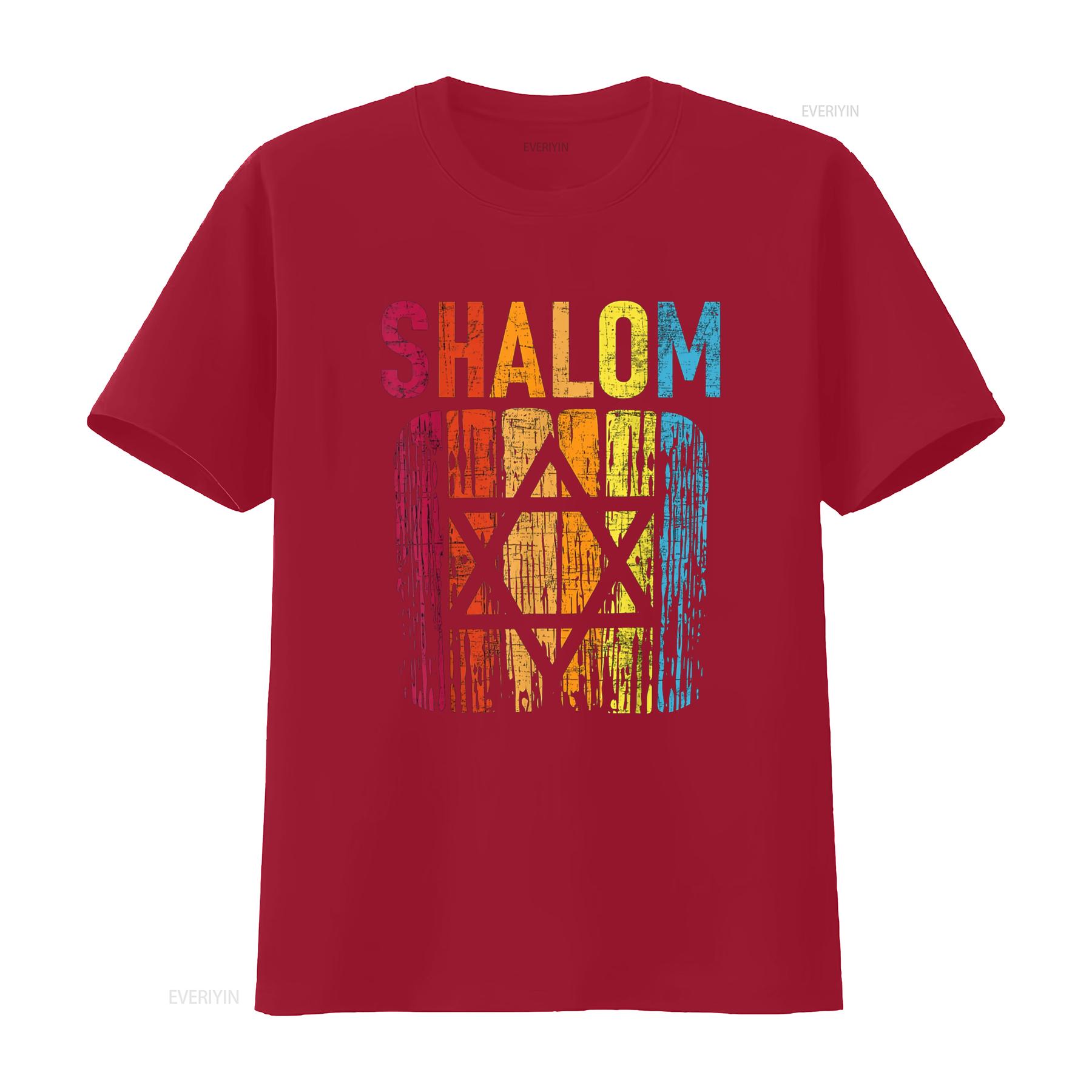 Shalom Retro Star Of David Jewish Peace Hebrew Israelites T Shirt vintage Washed Soft Casual designer clothes Slightly S
Shalom Retro Star Of David Jewish Peace Hebrew Israelites T Shirt vintage Washed Soft Casual designer clothes Slightly S