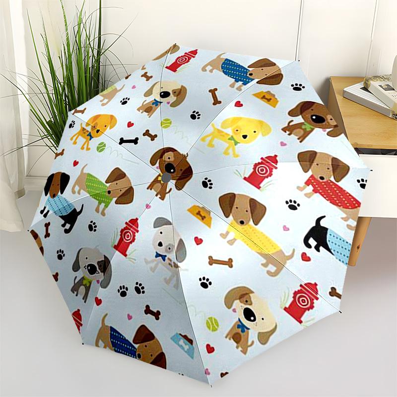 1pc Dogs Playing with Balls Umbrella with Plastic Handle,Compact & Stylish,Cartoon Pattern,Outdoor UmbrellaPT290
1pc Dogs Playing with Balls Umbrella with Plastic Handle,Compact & Stylish,Cartoon Pattern,Outdoor UmbrellaPT290