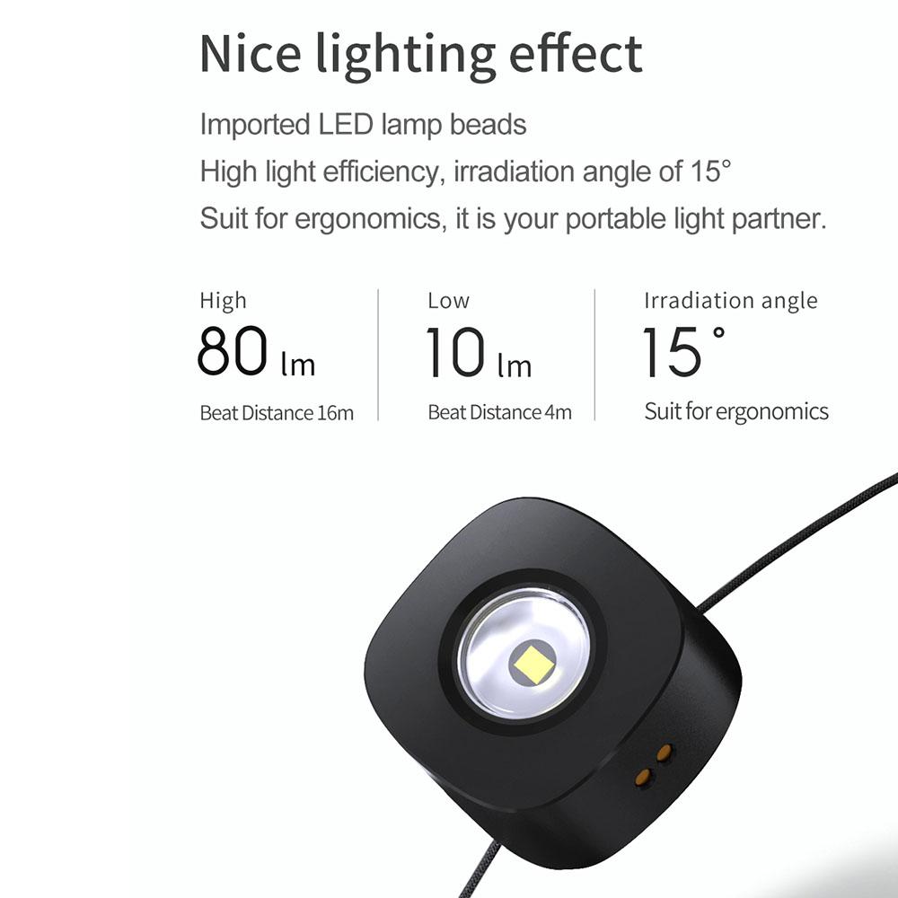 XIAOMIYOUPIN NEXTOOL Head Lamp Flashlight IPX4 Waterproof Headband Night Light with Charging Case Black
XIAOMIYOUPIN NEXTOOL Head Lamp Flashlight IPX4 Waterproof Headband Night Light with Charging Case Black