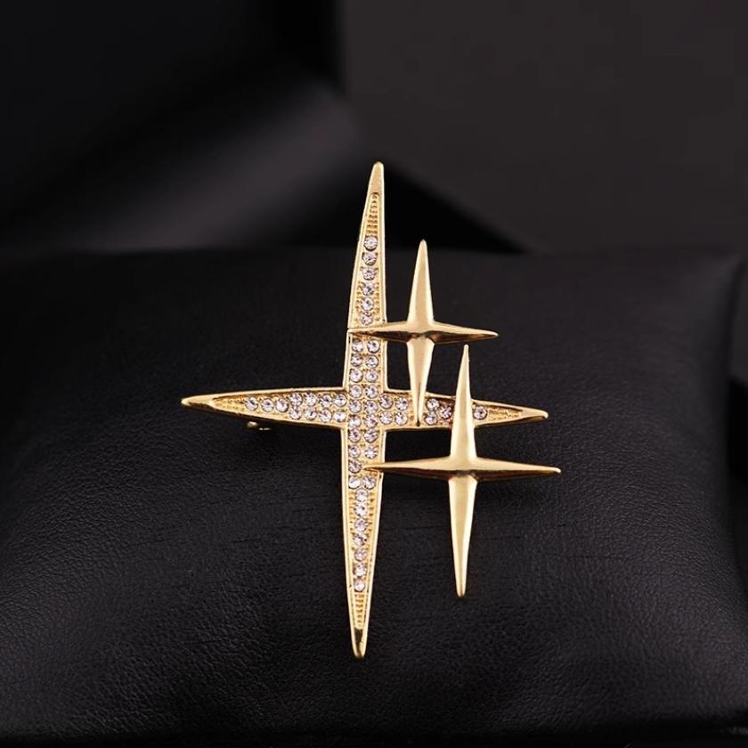 Classic Shining Crsytal Star Brooches Pins For Women Men Fashion Korean Style Rhinestone Gold Color Badges Gift золотой
Classic Shining Crsytal Star Brooches Pins For Women Men Fashion Korean Style Rhinestone Gold Color Badges Gift золотой